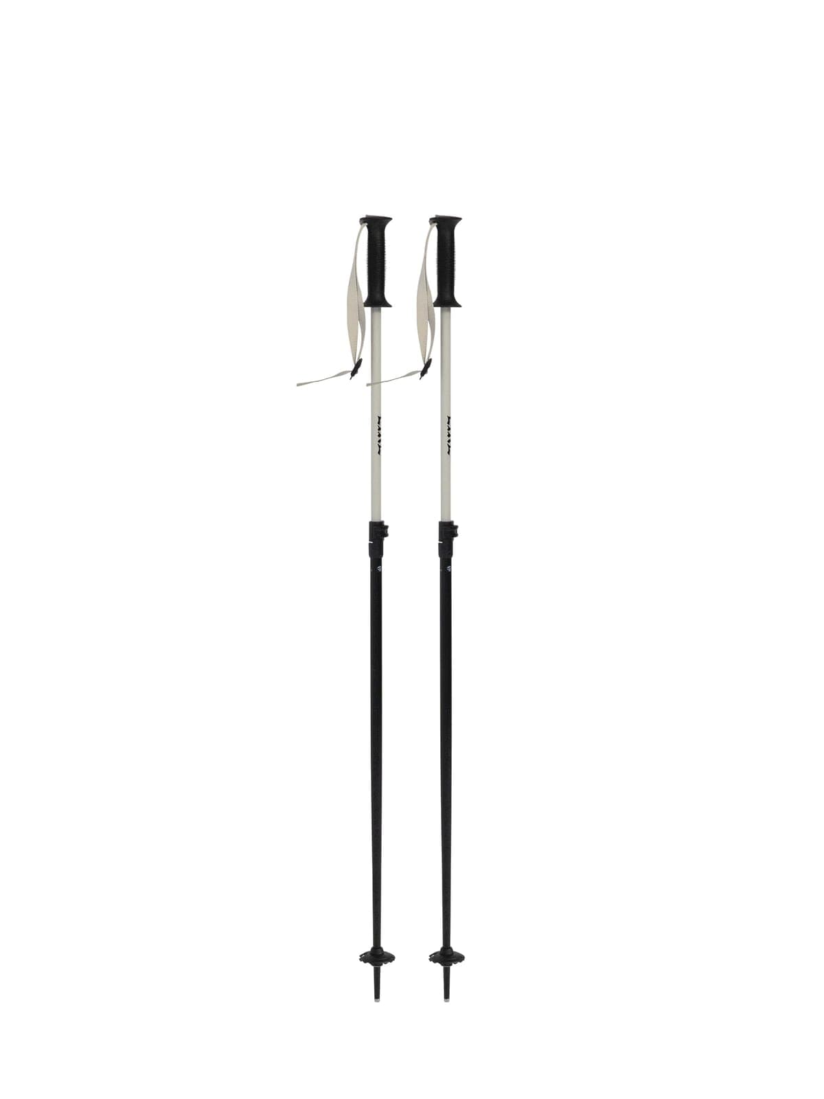 Line Get Up Kids' Adjustable Ski Poles, Black, 75–105 cm