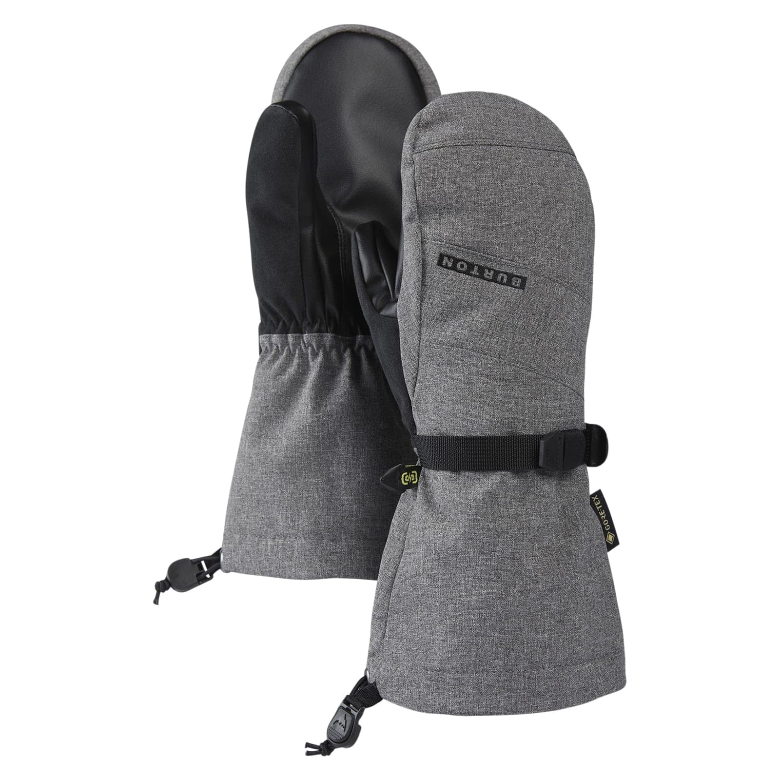 Burton Kids' GORE-TEX Insulated Mittens, Gray Heather, XS