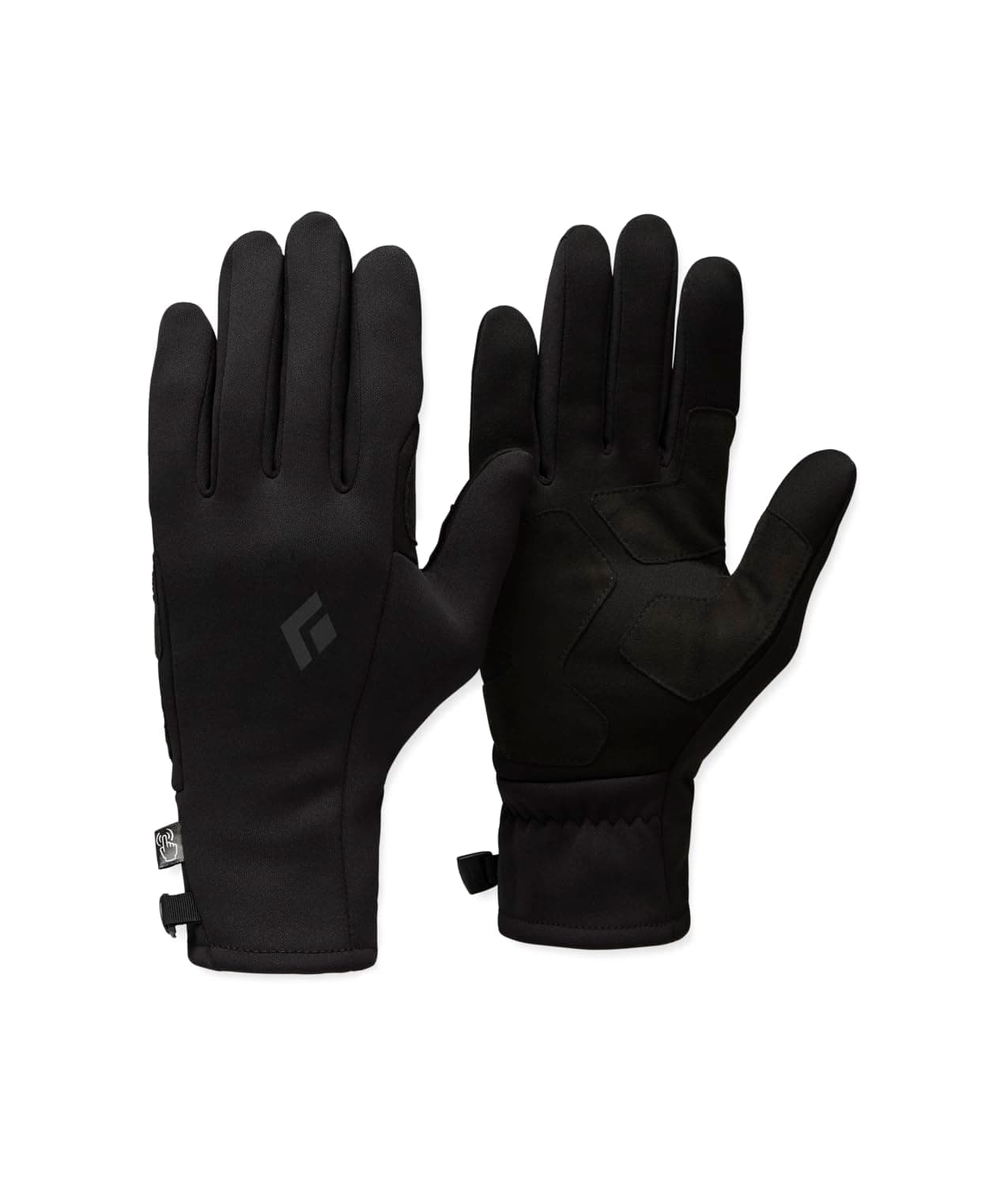 Black Diamond HeavyWeight ScreenTap Liner Gloves, Black 2.0, Medium