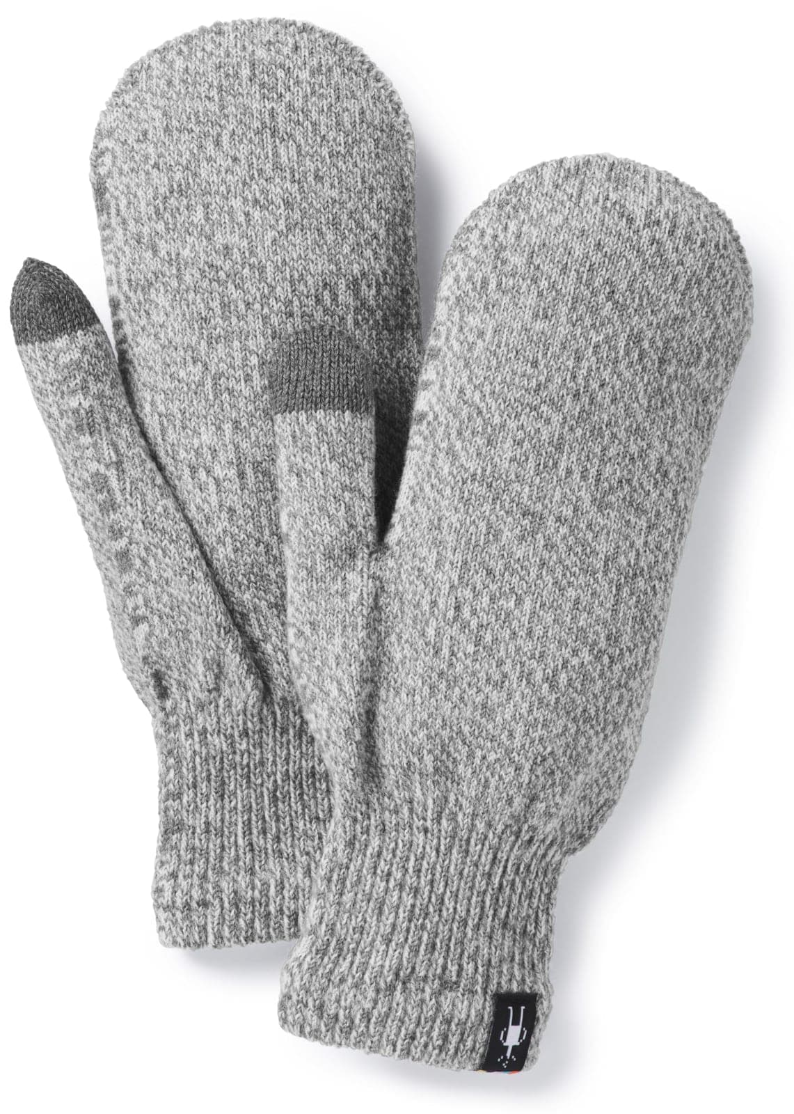 Smartwool Knit Mittens, Light Gray Heather, Medium
