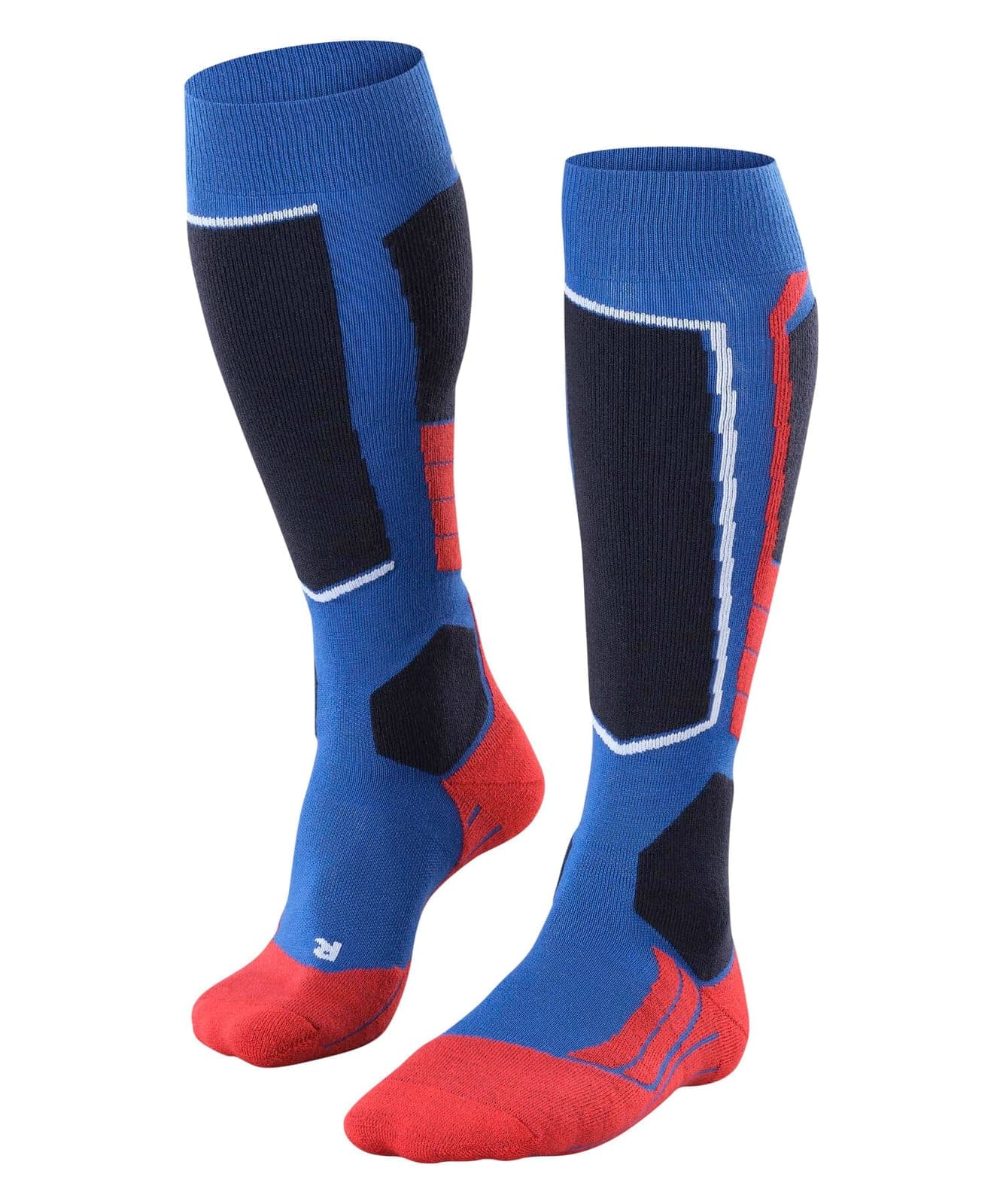 Falke Men's SK2 Intermediate Wool Ski Socks, Olympic Blue, US 9-10