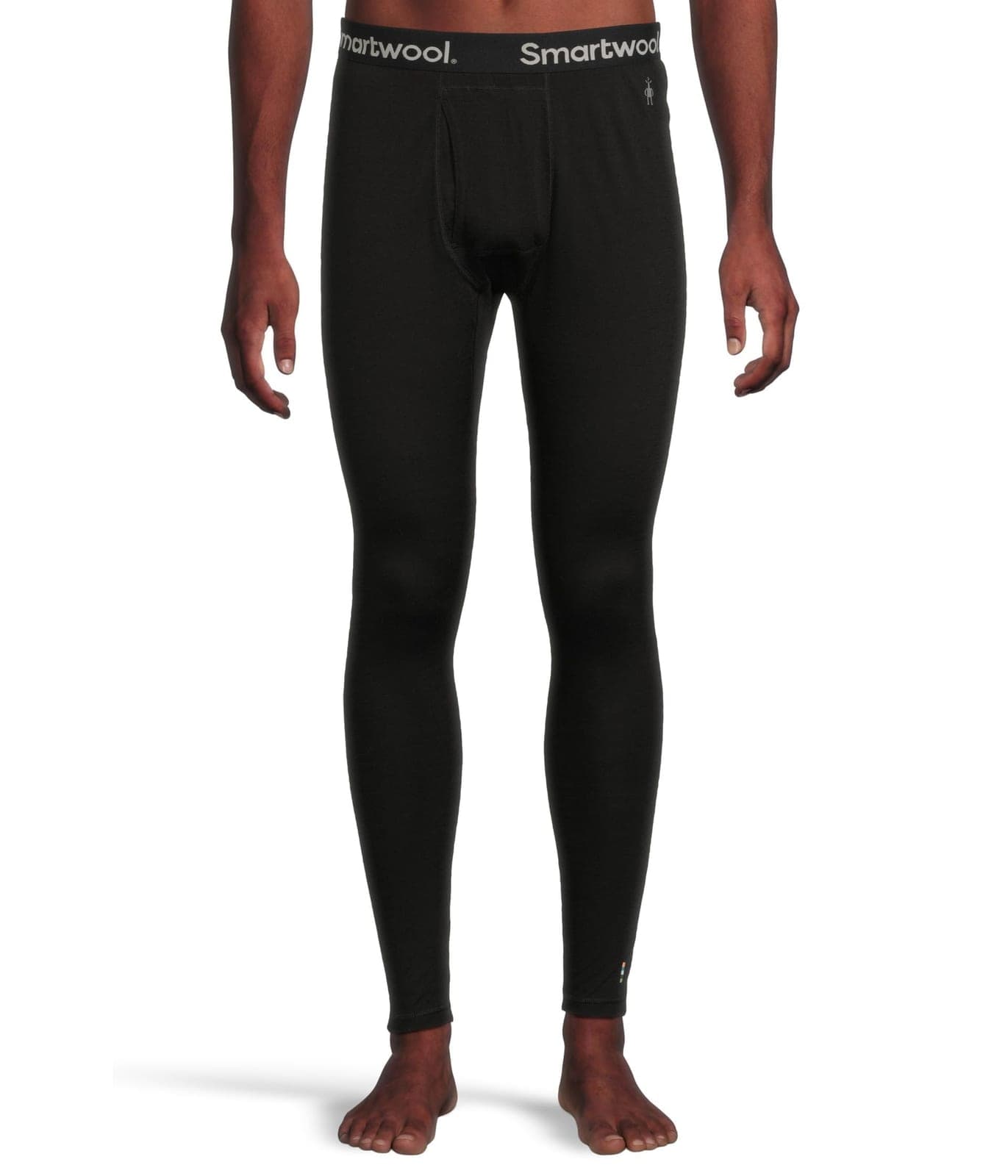 Smartwool Men's Classic All-Season Merino Base Layer Bottoms, Black, Medium