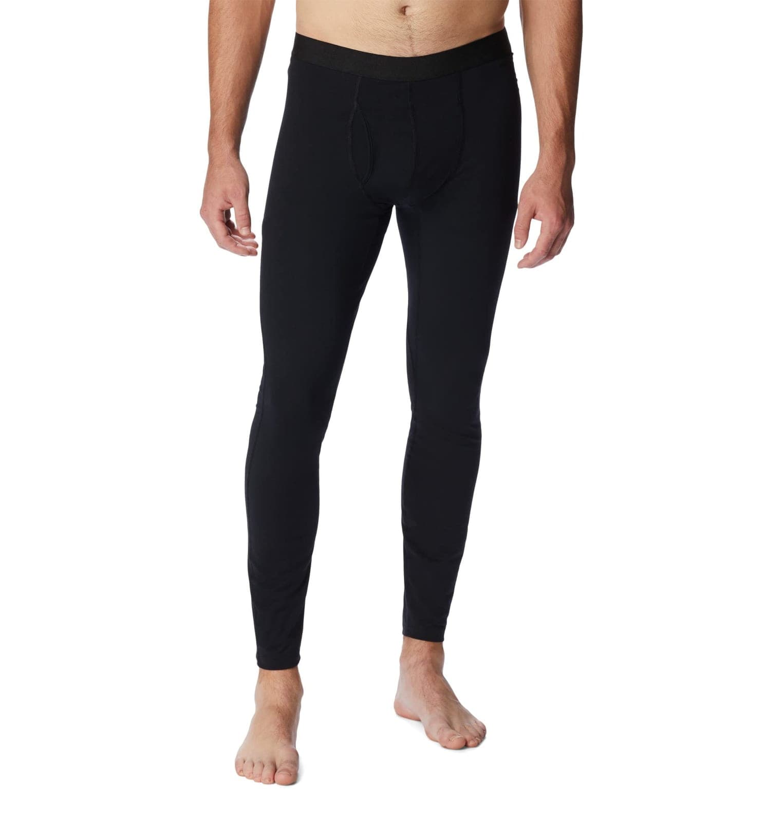 Columbia Men's Midweight Stretch Baselayer Tights, Black, 4X Big & Tall