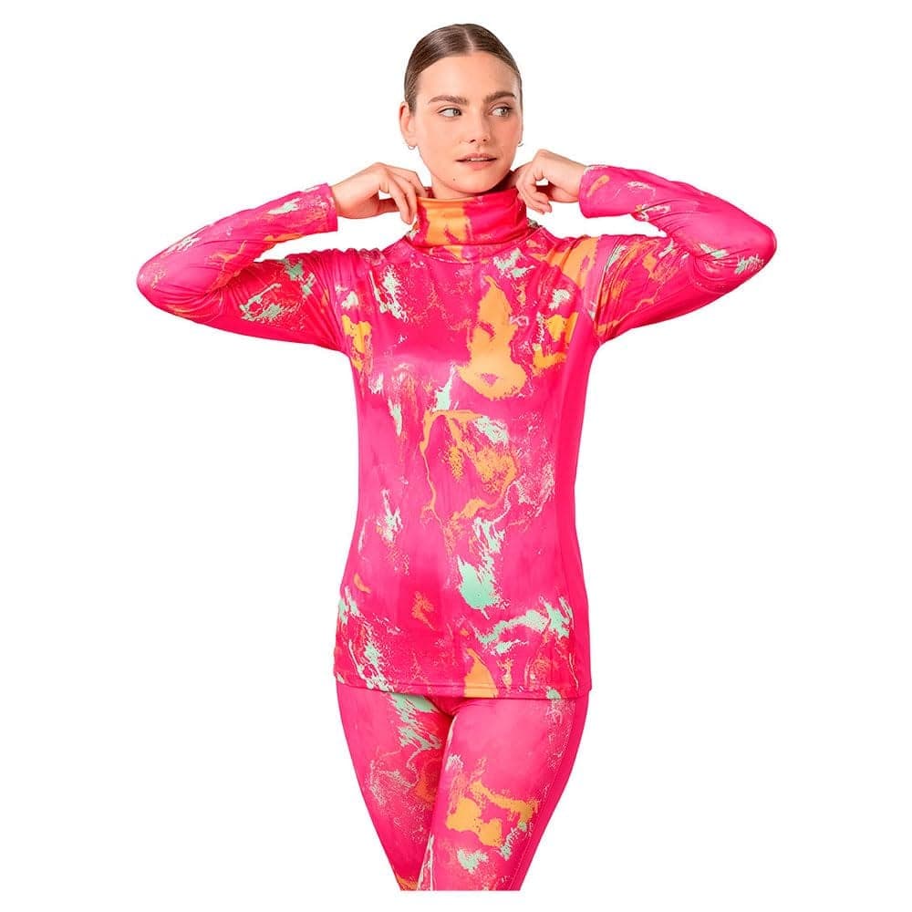 Kari Traa Women's Fierce Long-Sleeve Base Layer Top, Berry, Medium