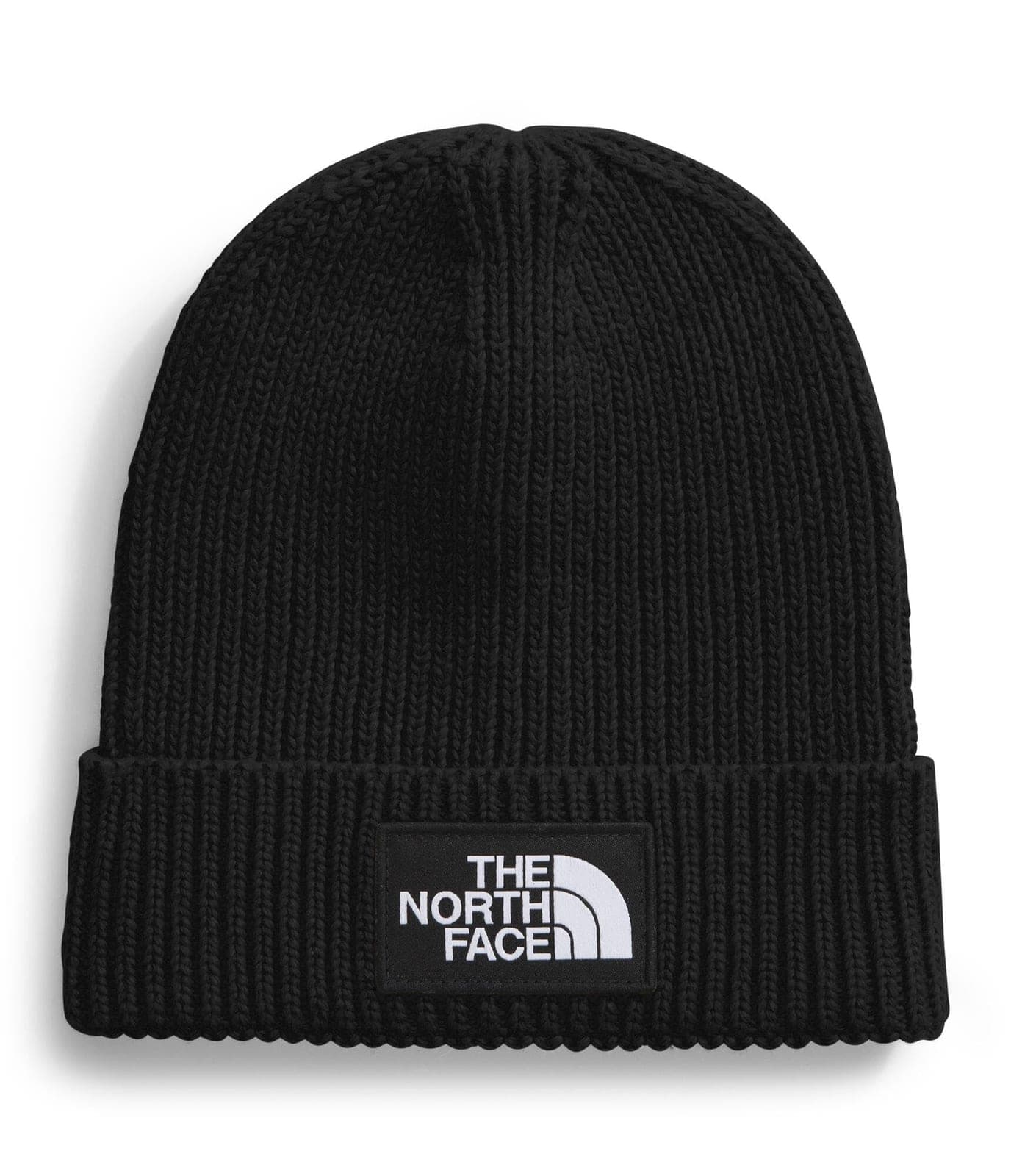 The North Face Kids' Logo Box Cuffed Beanie, TNF Black